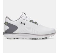 Zapatillas de golf Under Armour Drive Fade 2 para hombre Blanco / Titan Gris / Metalico Plata 42