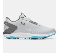 Zapatillas de golf Under Armour Drive Fade 2 para hombre Mod Gris / Acero / Metalico Plata 40