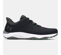 Zapatillas de golf Under Armour Drive Pro Spikeless Wide para hombre Negro / Negro / Titan Gris 44
