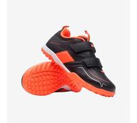 Zapatillas de hockey Niño - GRAYS STEALTH 1.0 con velcro negro y naranja 33