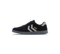 hummel Handball Perfekt Synth. Suede, Zapatillas Unisex Adulto, Black/Grey, 41 EU