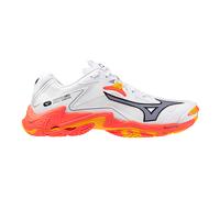 Botas de voleibol mizuno wave lightning z8 blanco/coral/citrus 41