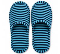 Zapatillas de interior plegables, 1 par Hombres Mujeres Zapatos de viaje portátiles con bolsas, zapatillas de dormitorio reutilizables antideslizantes de algodón reemplazo para Hogar Hotel de Viaje