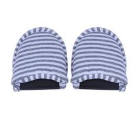 Zapatillas de interior plegables, 1 par Hombres Mujeres Zapatos de viaje portátiles con bolsas, zapatillas de dormitorio reutilizables antideslizantes de algodón reemplazo para Hogar Hotel de Viaje