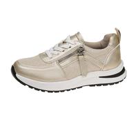 Zapatillas de interior talla 42 para mujer, zapatillas negras con plataforma con suela gruesa con cremallera lateral, zapatos lisos cómodos, elegantes, transpirables, para exteriores, dorado, 39 EU