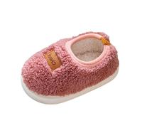 Zapatillas de invierno para bebés de 1 a 5 años, para bebés y niñas, cálidas, con forro de felpa para niños pequeños, ligeras, antideslizantes, suaves, cómodas, planas, para interiores y exteriores