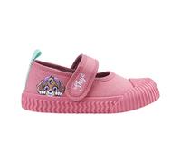 Zapatillas de La Patrulla Canina - Color Rosa - Talla 22 - Cierre Tipo Bailarina con Velcro - Zapatillas de Lona Infantiles con Suela y Puntera de PVC - Producto Original Diseñado en España