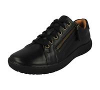 Clarks Nalle Lace, Zapatillas de Gimnasia Mujer, Negro, 38 EU Ancho