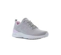 Zapatillas De Lazo Skechers Dynamight New Step 150154 Gris Claro Para Dama