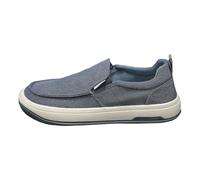 Zapatillas de lona para hombre, zapatillas de deporte, ligeras, transpirables, informales, modernas, deportivas y exteriores, sin cordones, azul, 43 EU