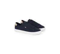 Zapatillas de lona vulcanizadas Mujer Talla 36. Color Azul