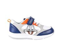 Zapatillas de los Looney Tunes - Color Gris - Talla 30 - Cierre de Velcro y Cordones - Zapatillas Deportivas Infantiles con Suela TPR - Producto Original Diseñado en España