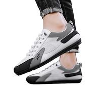 Zapatillas De Malla Transpirables Hombre, Zapatillas Transpirables Hombre Verano, Memory Foam Suela Antideslizante Correr Platform Ligeros Zapatillas Color Sólido Amortiguación Transpirables Sneakers