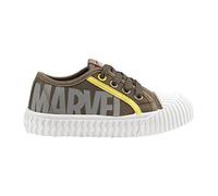 Zapatillas de Marvel - Color Beige - Talla 31 - Cierre con Cordones - Zapatillas de Lona Infantiles con Suela de PVC Inyectada - Producto Original Diseñado en España