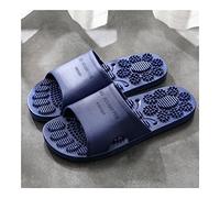 Zapatillas De Masaje De Acupresión Mujer Hombre Sandalias Zapatos Duchapunta Abierta Para Fascitis Plantar Promoción Circulación Sanguínea Liberación Miofascial Relajación Acupuntura ( Color : Deep bl