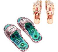 Zapatillas de masaje de acupresión, terapia magnética Zapatillas de masaje Cuidado de la salud Activación de la sangre Descanso de pies Zapatos de masaje para hombres y mujeres(Frau)