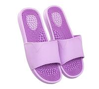 Zapatillas De Masaje Para Fascitis Plantar Sandalias De Acupresión Para Pies Hombre Mujer Zapatos Antideslizantes Para Ducha Del Baño De Pareja En Casa Mejorar Circulación Sanguínea ( Color : Purple ,