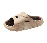 Zapatillas de masaje para hombre cómodas para interior al aire libre sandalias playa con bridas moda abierta moda casual diaria, marrón, 42 EU