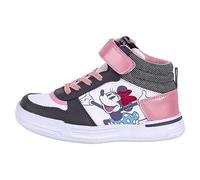 Zapatillas de Minnie Mouse - Multicolor - Talla 32 - Cierre de Velcro y Cordones - Zapatillas Deportivas Tipo Bota con Suela Ligera EVA - Estampado Minnie - Producto Original Diseñado en España