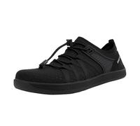 Zapatillas de moda ortopédicas ligeras para caminar para hombre y mujer, primavera y otoño, cabeza ancha, ciclismo, volador, tela, escalada, senderismo, pareja, zapatos deportivos casuales, Black, 9