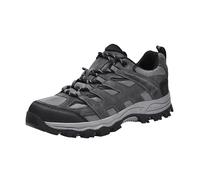 Zapatillas de montaña para hombre, de malla, transpirables, ligeras, de un solo color, suela gruesa, amortiguación, zapatillas de deporte al aire libre, montañismo, correr, caminar, con cordones, 38