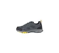 HI-TEC - Zapatillas Trekking Hombre Sensitive Low WP | Zapatillas Montaña Hombre, Senderismo | Pies Secos con Membrana Impermeable, Tracción Óptima, Cómodas | Charcoal/Cool Grey/Golden Palm, 42