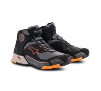 Zapatillas de Moto Alpinestars CR-X Drystar Negro/Marrón claro/Naranja42 Negro,Marrón claro,Naranja