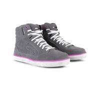 Zapatillas de Moto Alpinestars J-6 Canvas Mujer Gris/Rosa43,5 Gris,Rosa