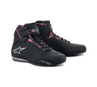 Zapatillas de Moto Alpinestars Sektor WP Negro/Gris/Rojo Flúor38 Negro,Gris,Rojo Flúor