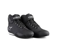 Zapatillas de Moto Alpinestars Stella Sector Waterproof Negro/Plateado43 Negro,Plateado