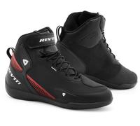 Zapatillas de moto impermeables Revit G-Force 2 H2O Neon, negro/rojo, 40