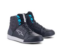 Zapatillas de Moto Mujer Alpinestars Chrome Impermeable Asfalto Negro/Turquesa38,5 Asfalto Negro,Turquesa