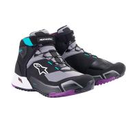 Zapatillas de Moto para Mujer Alpinestars CR-X Drystar Divino Negro/Gris/Ciruela/Cerceta38 Negro,Gris,Ciruela,Cerceta