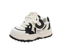 Zapatillas de Mujer de Fondo Grueso Punta Redonda Punta Baja Zapatillas de Tablero Modelado Panda Zapatillas Deportivas Casuales Poliuretano Antideslizante Desgaste Zapatillas de Correr