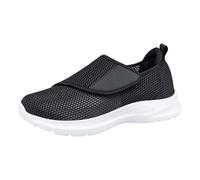 Zapatillas de mujer par malla cómodos zapatos casuales de gran tamaño para hombre zapatos casuales zapatos boxeo hombre, gris oscuro, 41 EU