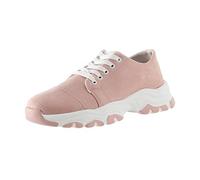 Zapatillas de mujer Slip On Tiempo Libre Sostenibles Deportivas Plateau Verano Boda Caminata Casual Transpirables Jogging Party Novia Tela Negra, Rosa, 42 EU