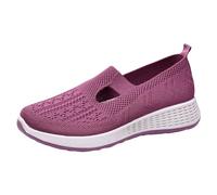 Zapatillas de mujer zapatillas oferta, zapatos sin cordones mujer zapatillas ortopédicas cómodas casuales verano aire cojín paseo gimnasia deportiva malla antideslizante al aire libre running caminar