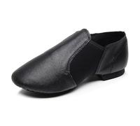 Zapatillas de mujer Zapatos de mujer Moda Zapatos de cuero monocolor Suela suave Zapatos de ejercicio para interiores, Negro , 45 EU