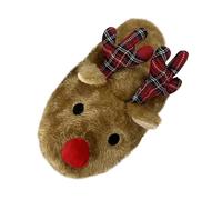 Zapatillas de Navidad de Reno de Peluche Générique, Zapatillas Festivas Lindas para Fiestas y Relajación en Casa, Regalo de Navidad, 40