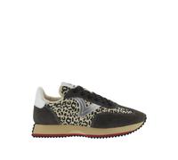 Zapatillas de nylon con estampado animal y cuero partido para mujer Victoria Cosmos 38