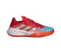 Zapatillas de Pádel Adidas Barricade Clay Rojo Gris Mujer Hq8427