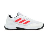 Adidas Hombre Gamecourt 2.0 Tennis Shoes, FTWR White/Lucid Red/Core Black, 40 EU
