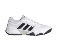 adidas Solematch Control 2 Tennis Shoes, Zapatillas de Tenis Hombre, FTWR White/Black Blue Met./Silver Met, 45 1/3 EU