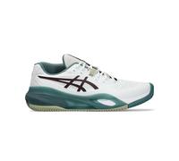 Zapatillas de tenis hombre tierra batida - Asics Gel Resolution X blanco verde 40,5