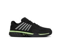 K-Swiss Zapatillas de Tenis Express Light 3 para Hombre, Negro Suave Verde Neón, 42 EU