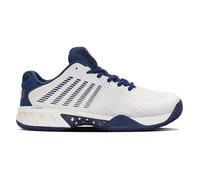 K-Swiss Performance Hypercourt Express 2 HB, Zapato de Tenis Hombre, Blanc de Blanc/Blue Opal/Lollipop, 42 EU