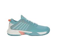 K-Swiss Hypercourt Supreme HB, Tenis Shoe Mujer, Blanc De Blanc Nile Blue Desert Flower, 40 EU
