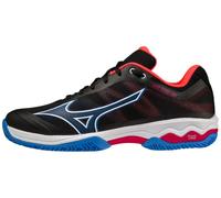 Mizuno Wave Exceed Light Padel, Zapatillas Hombre, Black/White/OperaRed, 40 EU