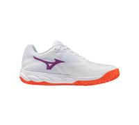 Mizuno Wave Enforce Court CC, Zapatillas de Tenis y Padel para Mujer, Blanco y morado., 40 EU