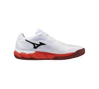 Mizuno Wave Enforce Court CC, Zapatillas de tenis para hombre, Blanco/rojo, 44.5 EU